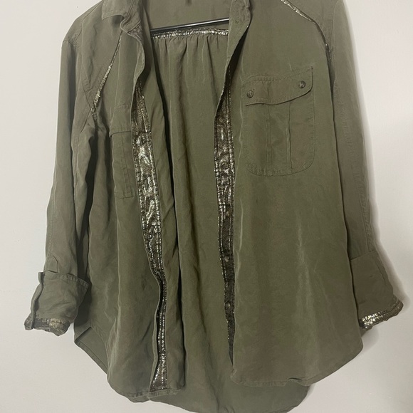 Free people off campus metallic details shirts‎ - Picture 3 of 9